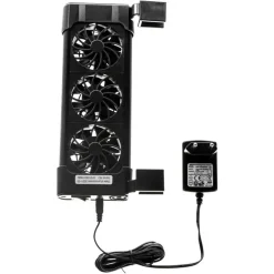 TRIPLA VENTOLA DI RAFFREDDAMENTO PER ACQUARIO 3 VENTOLE 12 VOLT 0.5A 50MM FS-603