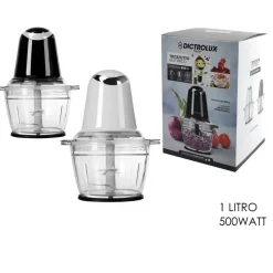 TRITATUTTO ELETTRICO 3IN1 500 W 1 LT 2 VELOCITÀ BASE ANTISCIVOLO 2 COLORI 584301