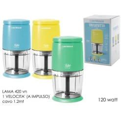 TRITATUTTO RETRÒ COLLECTION DA 0.35LT 120 WATT 1 VELOCITA' A IMPULSO LAMA 420 VN