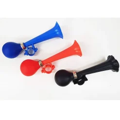 TROMBETTA TROMBA CLACSON PLASTICA BICICLETTA SPORT CAMPANELLO SEGNATORE ACUSTICO