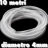 TUBO ACRILICO 4MMx10MT FLESSIBILE AEREATORI ACQUA ACQUARIO POMPA FILTRO LIQUIDI