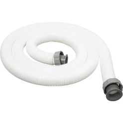 TUBO DA 3 MT DIAM.38 MM PER POMPE FILTRI A SABBIA BIANCO RICAMBIO PISCINA 58368