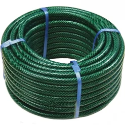 TUBO DA GIARDINO RINFORZATO 50 MT VERDE CLASSICO 3 STRATI BOBINA IRRIGAZIONE