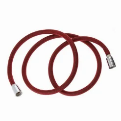 TUBO DOCCIA FLESSIBILE 2 METRI ROSSO 200 CM LACCIO BAGNO PER DOCCETTA BOX 87283