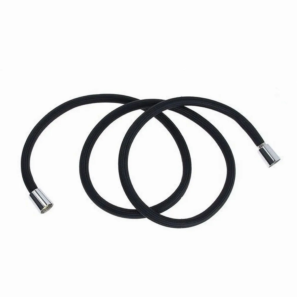 TUBO DOCCIA FLESSIBILE 1.8METRI NERO OPACO 180CM BAGNO LACCIO DOCCETTA BOX 87288