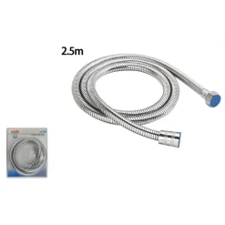 TUBO DOCCIA LACCIO 2.5 MT FLESSIBILE DOCCETTA VASCA BAGNO ATTACCO UNIVERSALE 69222
