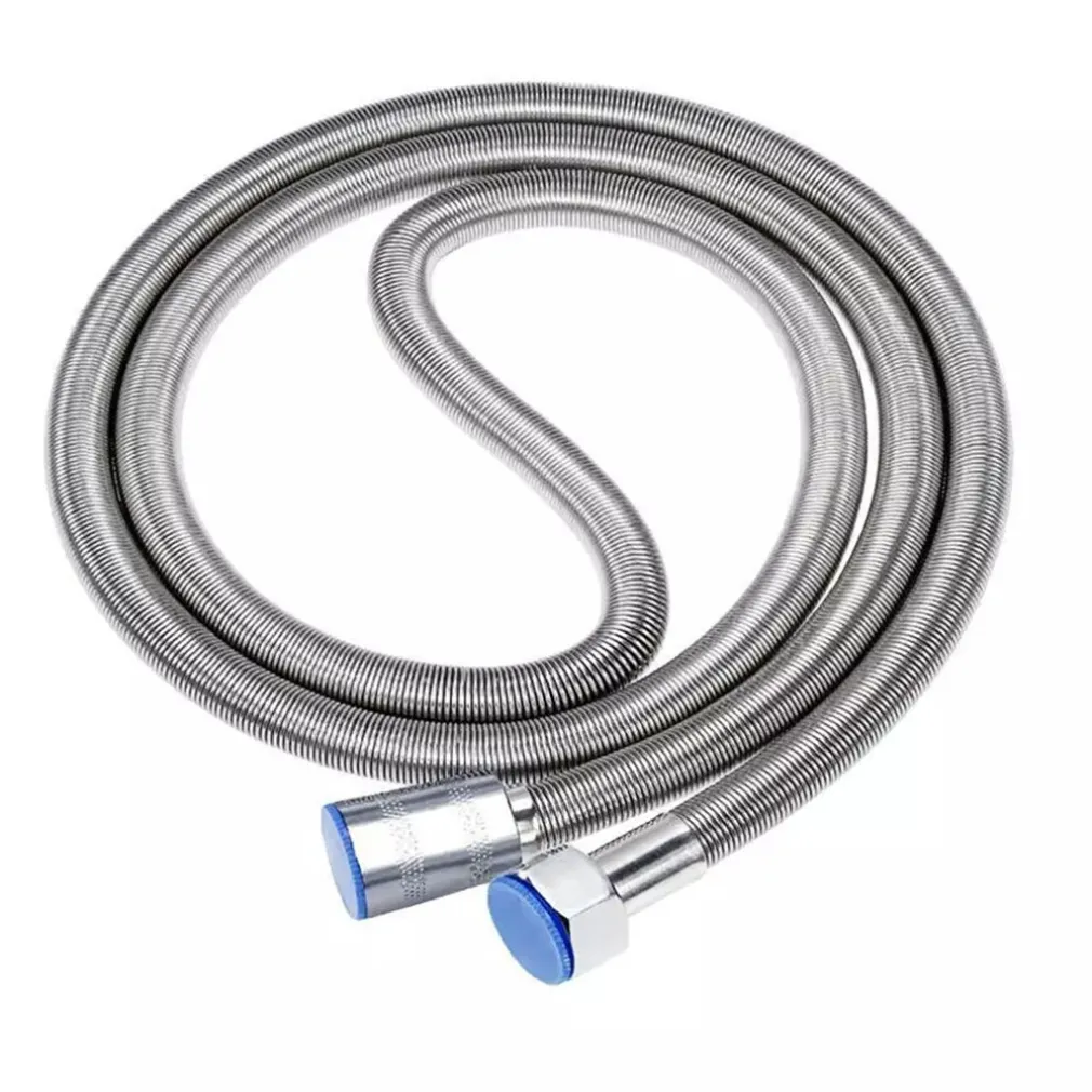 TUBO FLESSIBILE DOCCIA SOFFIONE DOCCINO VASCA BAGNO 1.8MT ANTIPIEGA ACCIAIO CROMATO 69228