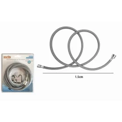 TUBO FLESSIBILE RICAMBIO PER MISCELATORE CUCINA DOCCETTA ESTRAIBILE 1.5MT 59996