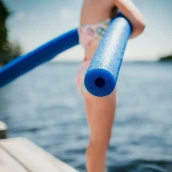 TUBO GALLEGGIANTE PER PISCINA Ø6X150CM BLU PER ESERCIZI GIOCHI IN ACQUA 062899B