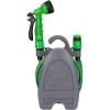 TUBO GIARDINO ESTENDIBILE POMPA ACQUA RIVESTIMENTO ELASTICIZZATO VERDE 15 METRI