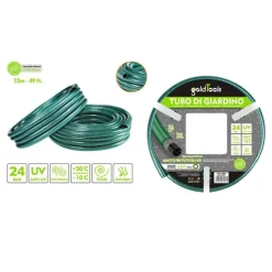 TUBO IRRIGAZIONE ANNAFFIA GIARDINO PIANTE LAVA POMPA 15 MT 49FT. Ø3/4-19MM 57507