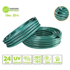 TUBO IRRIGAZIONE ANNAFFIA GIARDINO PIANTE LAVA POMPA 10 MT 33FT. Ø3/4-19MM 57506