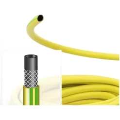 TUBO IRRIGAZIONE RETINATO PROFESSIONALE 3/4" 15MT FLESSIBILE DA GIARDINO 9009799