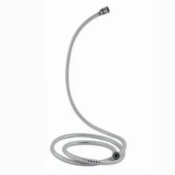 TUBO LACCIO FLESSIBILE DOCCIA BIFLEX CROMO BIANCO UNIVERSALE LUNGHEZZA 2MT 69226