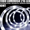 TUBO LUMINOSO 216 LED BIANCO FREDDO 10 MT 3VIE USO INTERNO/ESTERNO + CONTROLLER