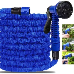 TUBO MAGICO DA GIARDINO 15 METRI ALLUNGABILE ESTENSIBILE MAGIC HOSE VARI COLORI