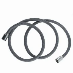 TUBO PER DOCCIA FLESSIBILE 1.5METRI GRIGIO 150CM BAGNO LACCIO DOCCETTA BOX 87284