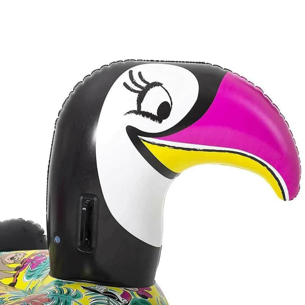 TUCANO MINNIE GONFIABILE GIGANTE ISOLA MATERASSINO MARE PISCINA 180 X 150 X 89 CM