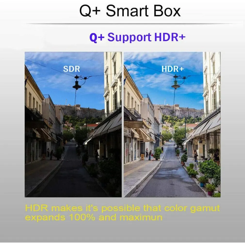 TV BOX ANDROID 9.0 Q PLUS 4GB RAM + 64 GB ROM SMART TV NETFLIX YOUTUBE FACEBOOK