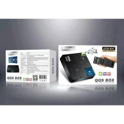 TV BOX ANDROID 10.0 SMART TV MEDIAPLAYER 4G RAM 64GB ROM 6K ULTRA HD QG9 BOX