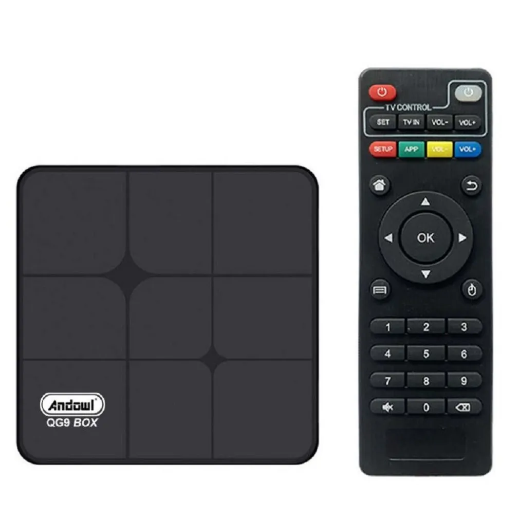 TV BOX ANDROID 10.0 SMART TV MEDIAPLAYER 4G RAM 64GB ROM 6K ULTRA HD QG9 BOX