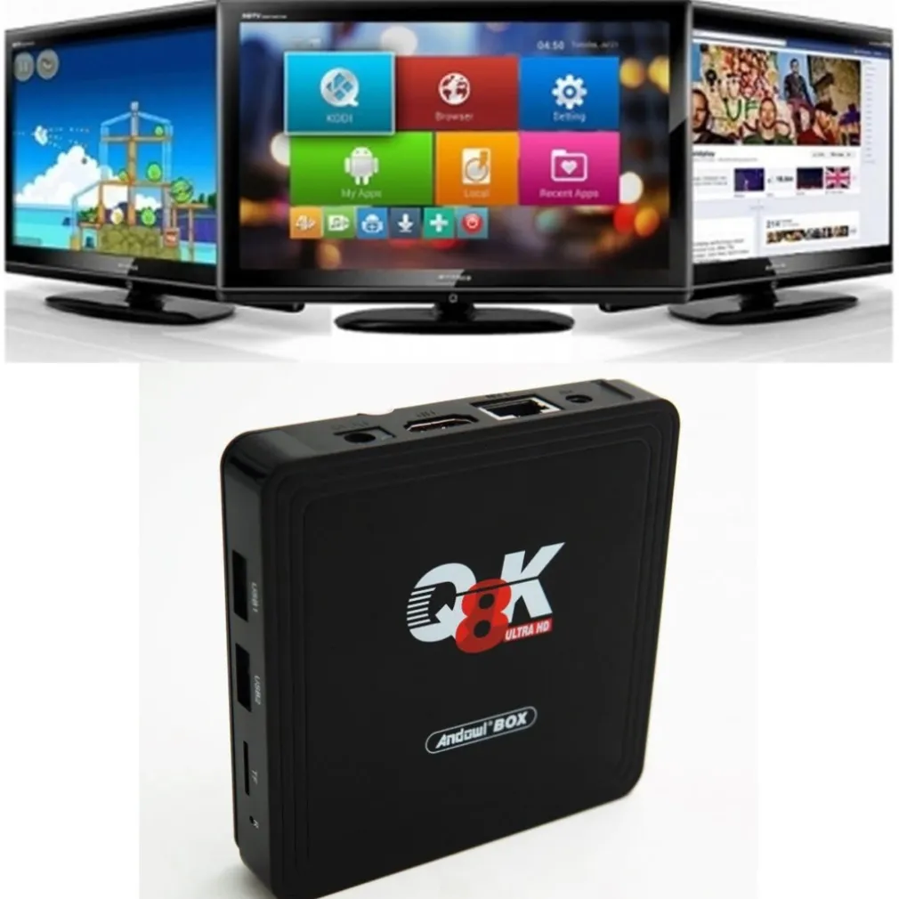 TV BOX 8K ULTRA HD ANDROID 11.0 4G RAM + 64G ROM SMART TV SMARTTV YOUTUBE QX8