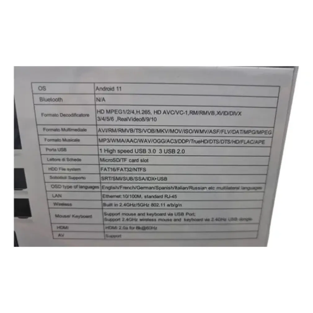 TV BOX 8K ULTRA HD ANDROID 11.0 4G RAM + 64G ROM SMART TV SMARTTV YOUTUBE QX8