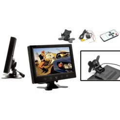 TV TELEVISORE Monitor LCD 9'' touch screen TFT VIDEOSORVEGLIANZA VGA BNC HDMI