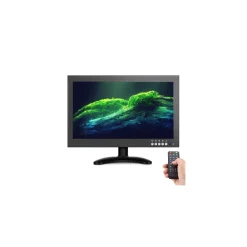 TV TELEVISORE MONITOR LCD 12'' POLLICI TFT VIDEOSORVEGLIANZA VGA BNC HDMI RCA