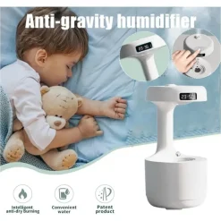 UMIDIFICATORE ARIA ANTIGRAVITÀ DIFFUSORE AROMI GOCCIA ACQUA OROLOGIO AROMATERAPIA