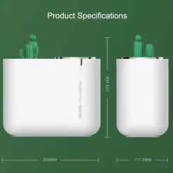 UMIDIFICATORE DIFFUSORE AROMI AD ULTRASUONI AROMATERAPIA CON LUCE NOTTURNA M202