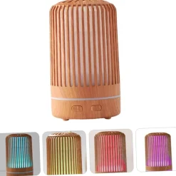 UMIDIFICATORE PER AMBIENTE AROMATERAPIA OLI ESSENZILI CON LUCE NOTTE PROFUMATORE