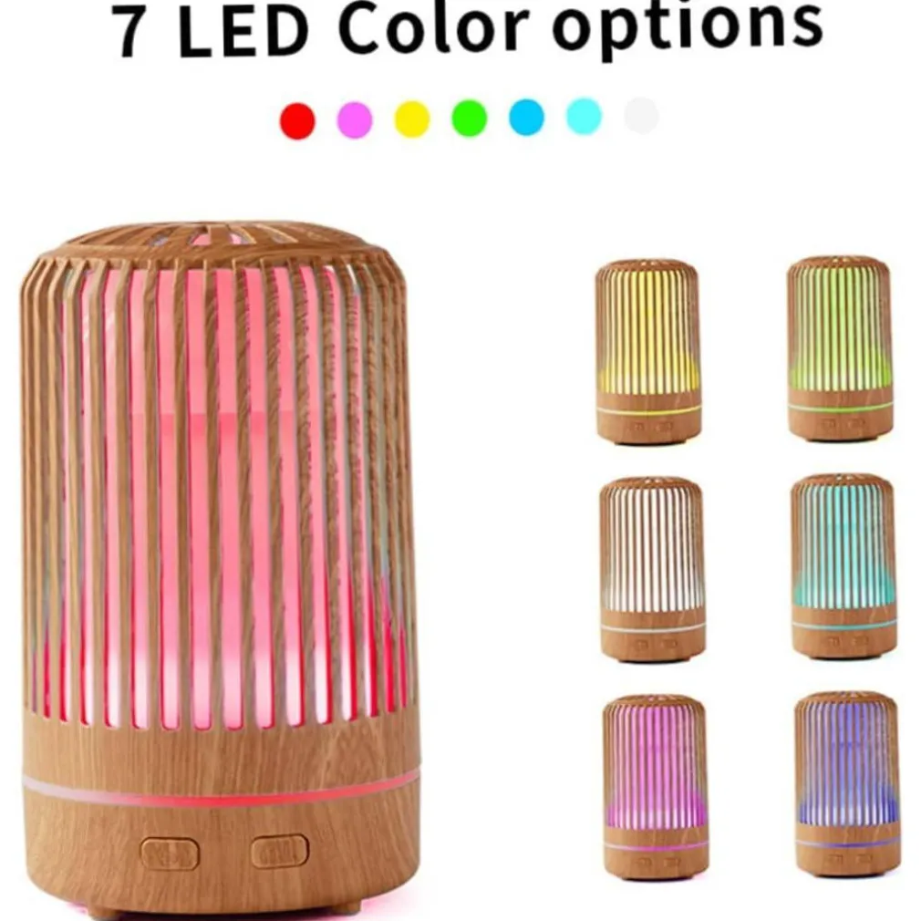 UMIDIFICATORE PER AMBIENTE AROMATERAPIA OLI ESSENZILI CON LUCE NOTTE PROFUMATORE