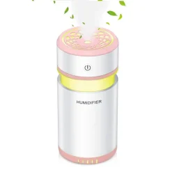 UMIDIFICATORE ULTRASUONI LED CASA AUTO PURIFICATORE ARIA MINI PORTATILE 200ML