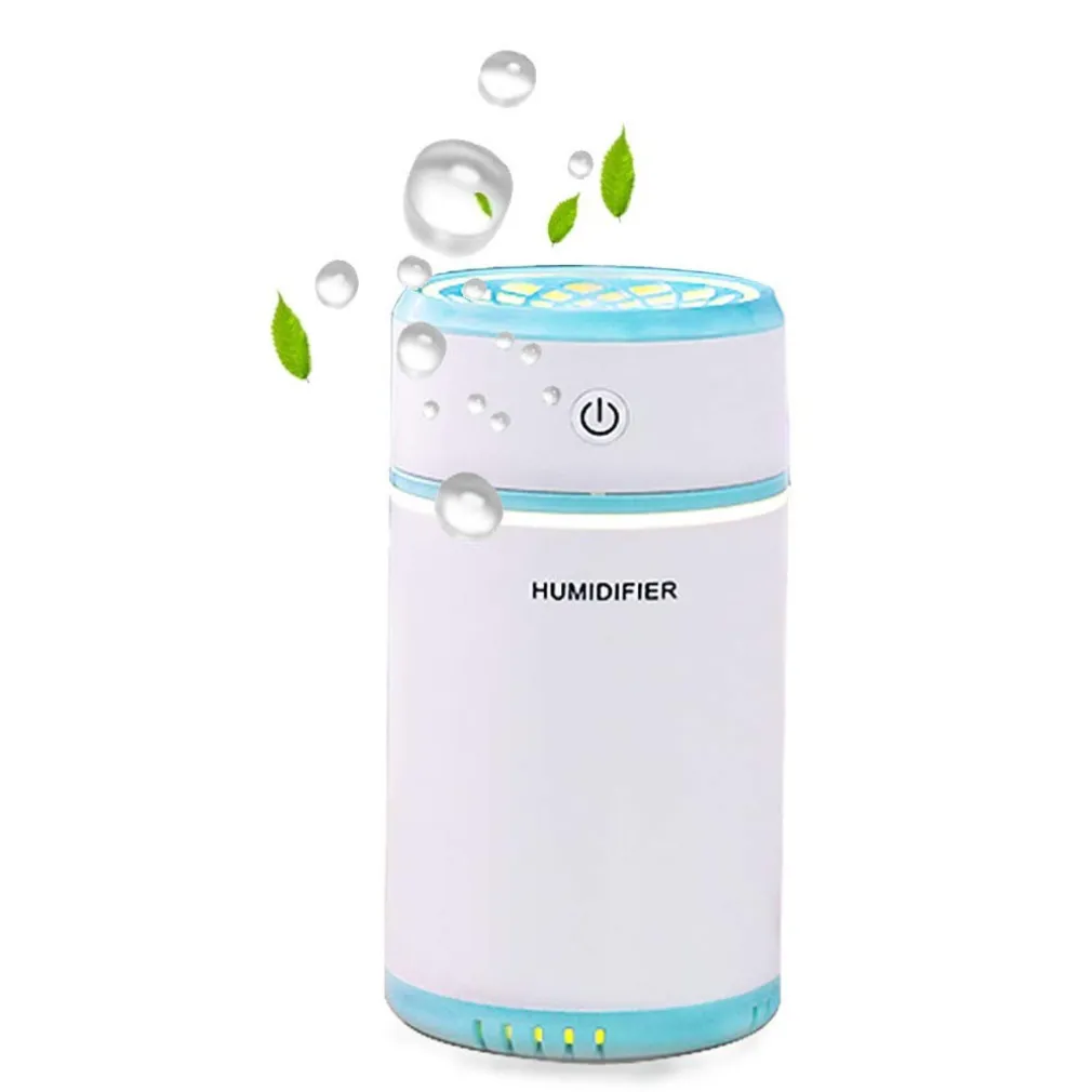 UMIDIFICATORE ULTRASUONI LED CASA AUTO PURIFICATORE ARIA MINI PORTATILE 200ML