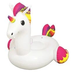 UNICORNO FASHION CAVALCABILE GIGANTE 224 X 164 CM CAVALLO ARCOBALENO