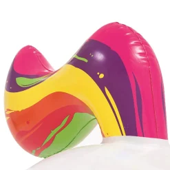 UNICORNO FASHION CAVALCABILE GIGANTE 224 X 164 CM CAVALLO ARCOBALENO