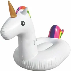 UNICORNO GIGANTE GONFIABILE GALLEGGIANTE ISOLA MARE PISCINA 2 X 1 X 0,9 MT
