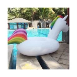 UNICORNO GONFIABILE GIGANTE ISOLA MATERASSINO MARE PISCINA MAXI 224X164 cm