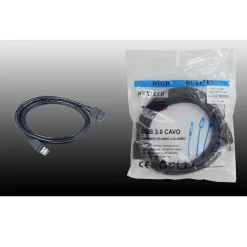 USB 3.0 CAVO 3MT MASCHIO A FEMMINA ALTA VELOCITÀ MAXTECH USB 3.0 AM TO AF 3.0M