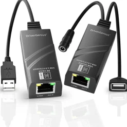 USB 2.0 EXTENDER RJ45 2 POSIZIONI ESTENSIONE FINO A 100M VELOCITÀ 480MBPS Q-U102