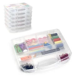 VALIGETTA NEPTUNO KIT ACCESSORI PER CUCITO PITTURA SCUOLA HOBBY SCOMPARTI 12056