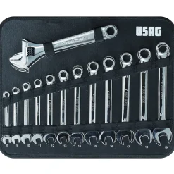 VALIGIA CON SET KIT ASSORTIMENTO UTENSILI X MANUTENZIONE USAG 002 JM 183 PEZZI
