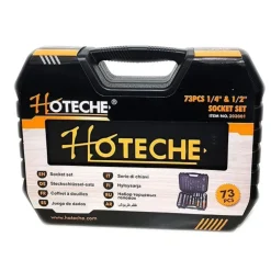 VALIGIA SET CHIAVI A BUSSOLA 73 PEZZI 1/2" 1/4" CHIAVI A CRICCHETTO REVERSIBILI