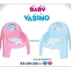 VASINO POLTRONCINA SEDIOLINA CONFORT BAMBINI BIMBI BISOGNI PLASTICA COLORATO