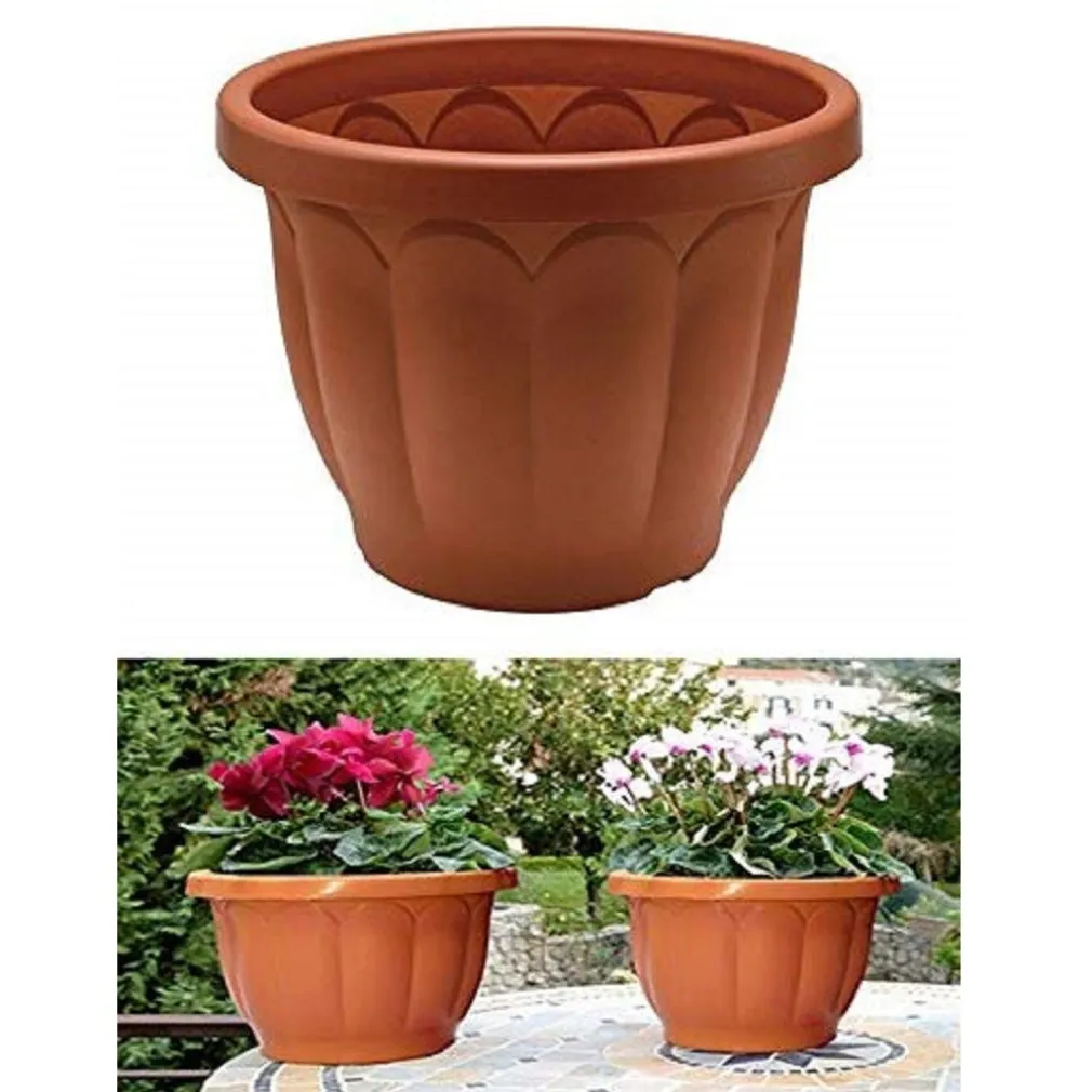 VASO FIORIERA CLASSICO DIAMETRO 45 CM IN PLASTICA PER PIANTE FIORI DA ESTERNO