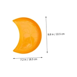 Vassoio 5 Scomparti Colorati per Snack Frutta Secca Dolci e Finger Food