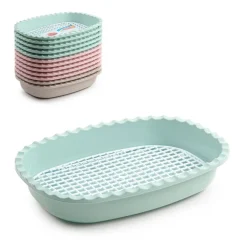 VASSOIO DEFROST PROFONDO OVALE IN PLASTICA PER SCONGELARE PORTARE CIBI 115001A