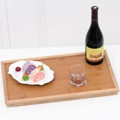 VASSOIO SNACK COLAZIONE PIEGHEVOLE IN LEGNO ALTEZZA 50X21X31 CM RICHIUDIBILE