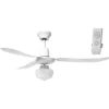 VENTILATORE DA SOFFITTO REVERSIBILE CON LAMPADARIO TELECOMANDO INTEGRATO 70 WATT